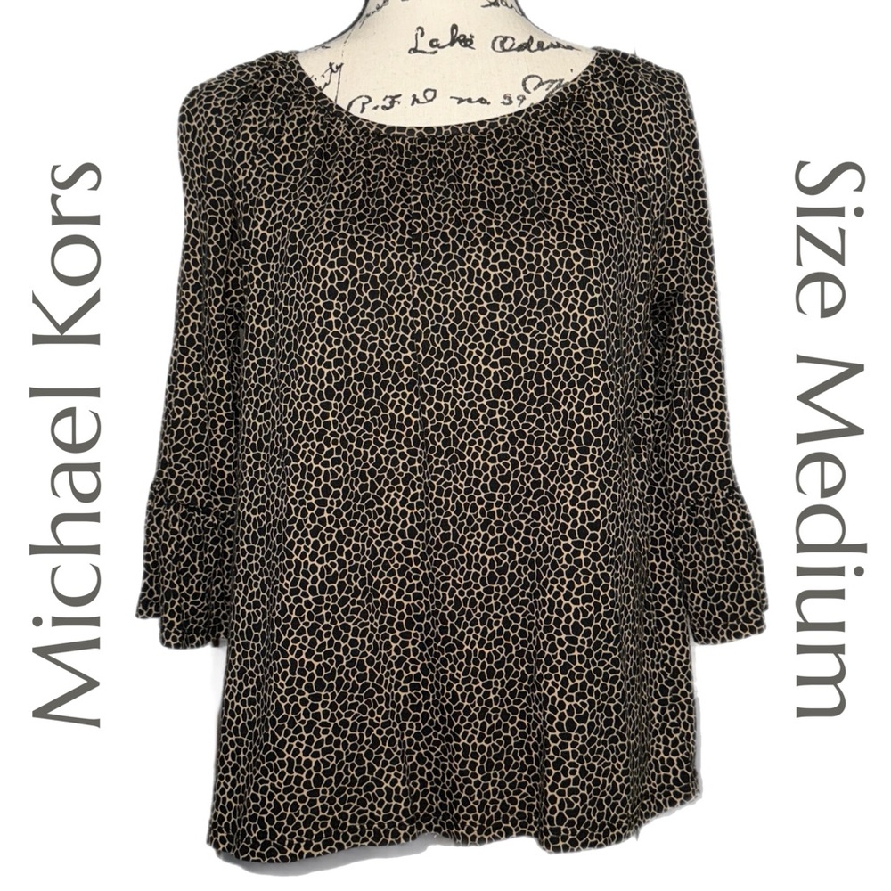 Michael‎ Kors - Animal Print Blouse - Size Medium